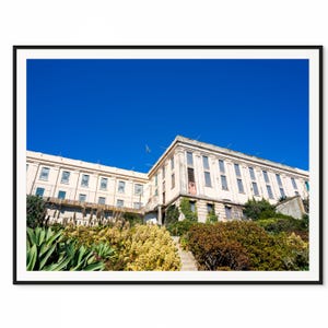 Alcatraz Island Wall Art for Living Room, California Succulents Fine Art Photography Print, Framed or Unframed Wall Art, Gallery Quality