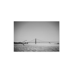 Tarjeta de felicitación del puente Golden Gate (10 x 15 cm), juego de 2, 4, 6 y 10 tarjetas en blanco, fotografía californiana en blanco y negro, incluye sobre.