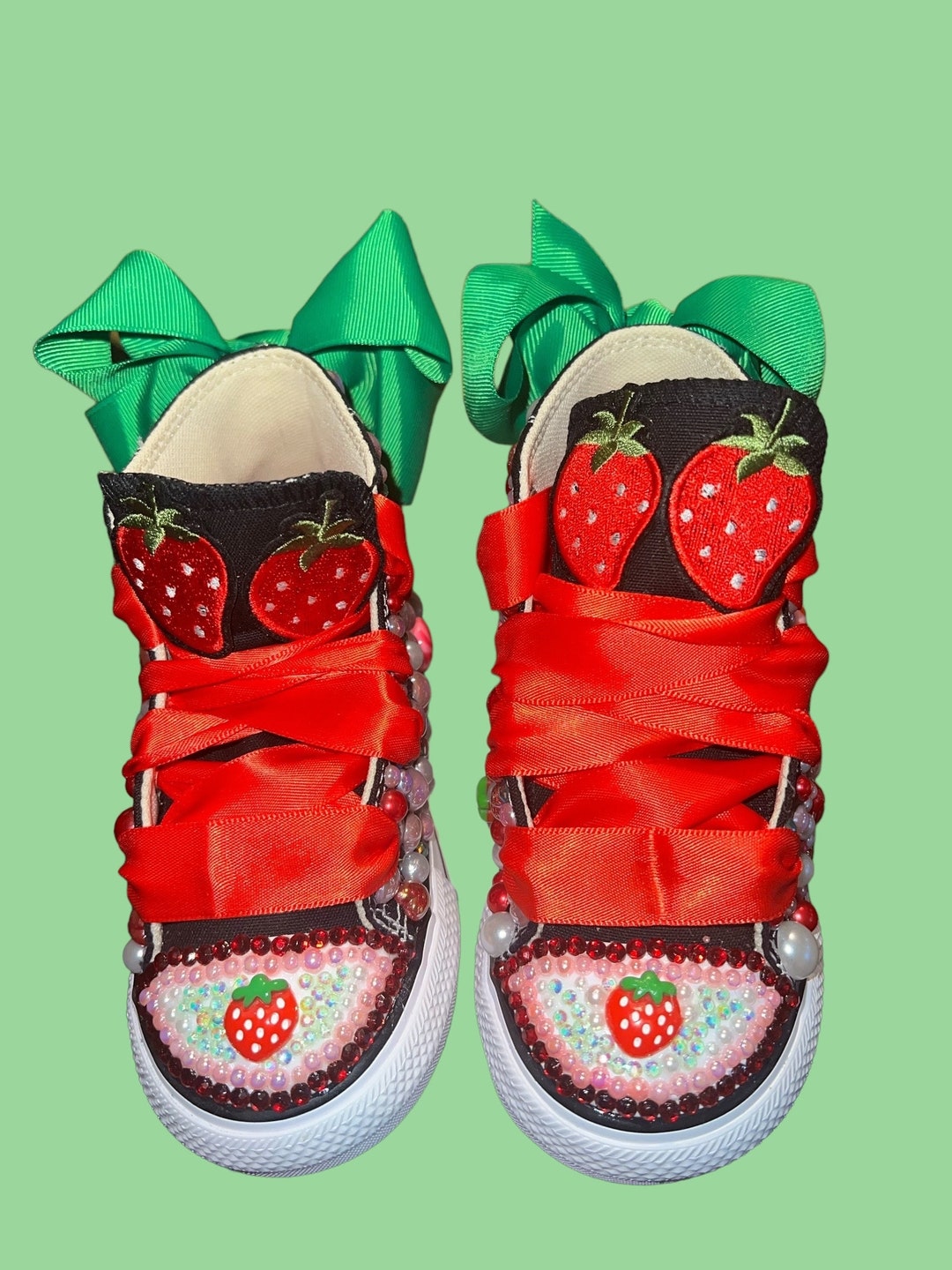 Custom Bling Converse - Etsy
