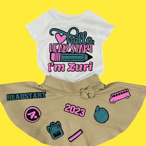 Toddler Custom Back2School Set