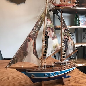 House Gift, Personalized Gift, Valentines Gift, Decor Gift, Personalized Miniature Ship, Handmade Gift, Personalized Home Gift