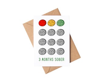 Richesele 180 Days Sobriety Gift Card - 6 Months AA Recovery Engraved Aluminum Wallet Token For Men & Women - View #10