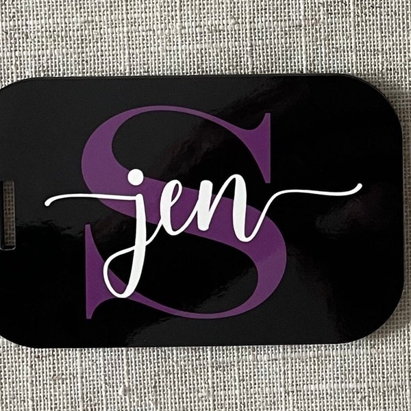 Personalized Luggage Tag with FREE SHIPPING / Bag Identification / Sports Bag / Diaper Bag