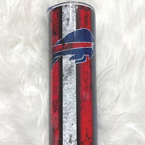 Sublimated Sports Tumbler / Football / Hockey / Basketball - All Teams / Grunge Tumbler