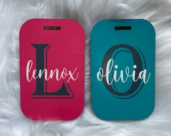Personalized Luggage Tag  / Carry-0n Tag / Suitcase Tag / Knapsack Tag / Sports Bag / MDF or FRP Hard Plastic