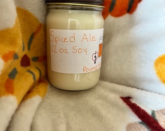 12 Ounce soy candle: Spiced Ale