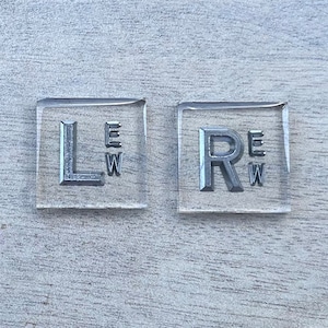 Clear Personalised Square Markers
