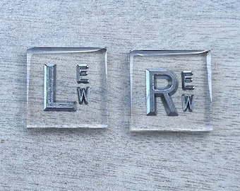 Clear Personalised Square Markers