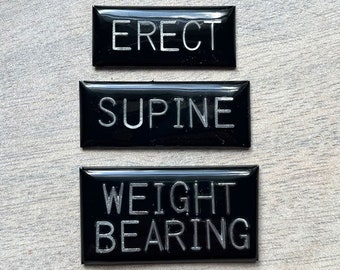 Supine Erect Weightbearing X-ray Markers