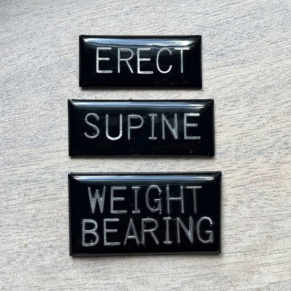 Supine Erect Weightbearing X-ray Markers