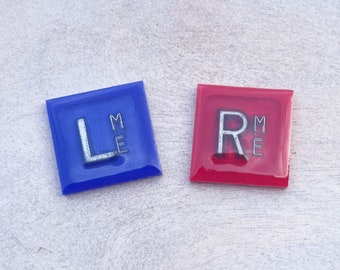 Blue & Red Personalised Acrylic X-ray Markers