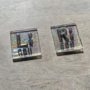 Clear Holographic Square Markers