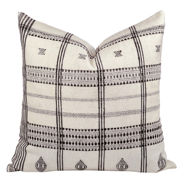 Brown Cream Pillows Etsy