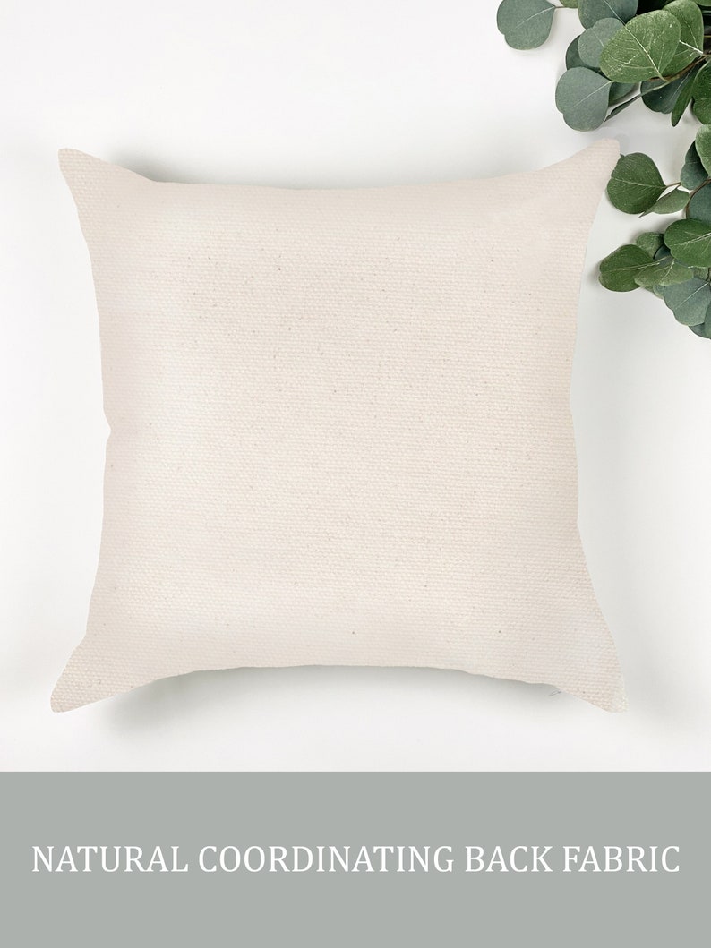 MAISIE | Designer Olive Green Linen Pillow Cover, Block Print Pillow, Sage Green Pillow, Floral Pillow, Muted Pillow Cover, Spring Pillow image 8