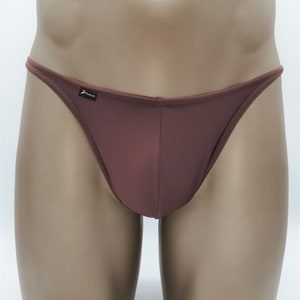Men Bikini Mini Capri Bikini Swimwear Puckerbutt Contour Seam Briefs Bathing Thong JP-beach Handmade XS - XXL