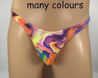 GAHAHA Slip De Bain Pour Homme Motif Drapeau Tournesols Taille Basse