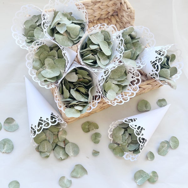 Dried natural eucalyptus wedding confetti,diy wedding accessories, wedding decor, diy resin jewellery, diy wedding, dried flower bulk