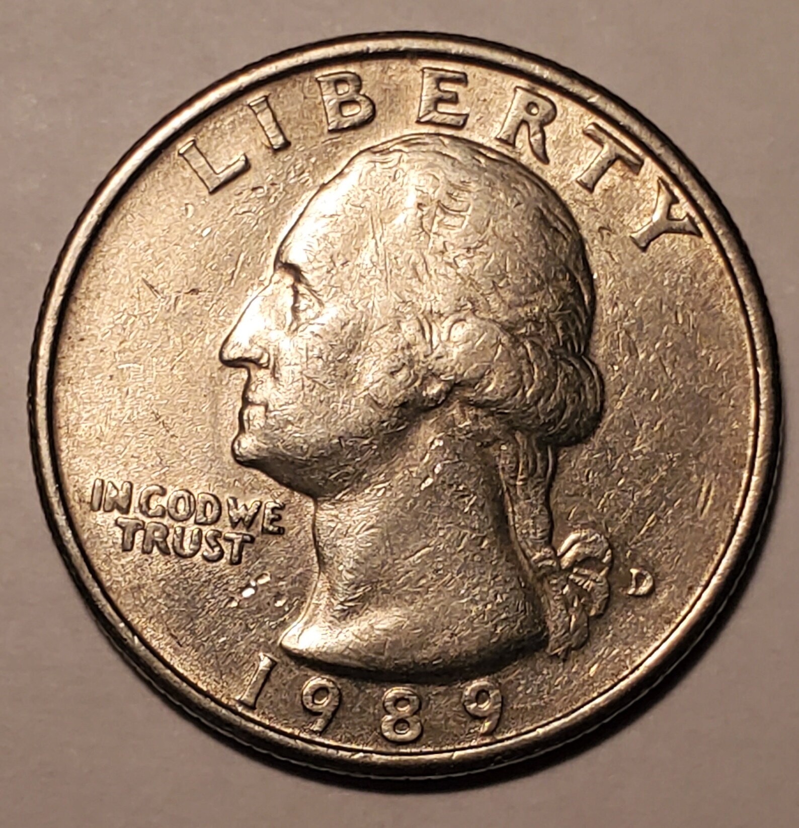 RARE 1989 D Quarter Etsy