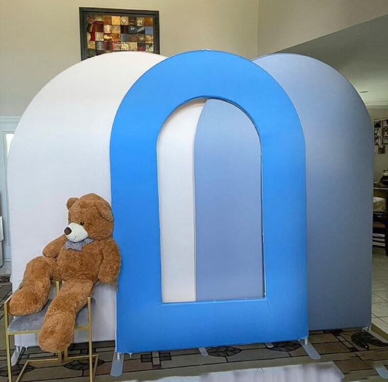 Arched FABRIC BACKDROP. Highest Quality. Without Stand Frame. Etsy