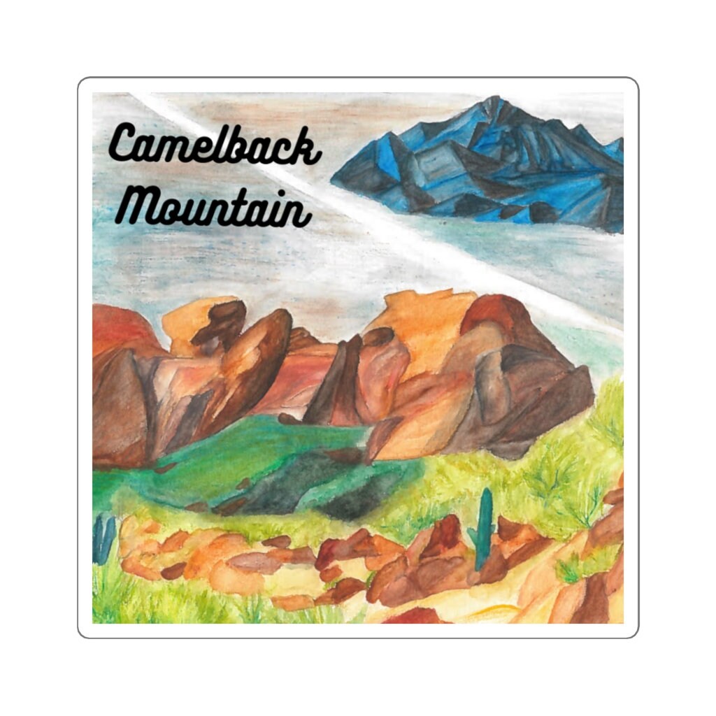 Camelback Mountain Sticker | Phoenix Sticker - Etsy