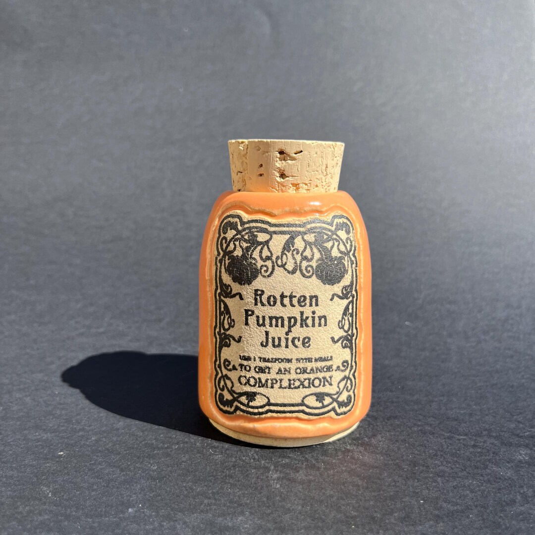 Apothecary Stash Jar - Rotten Pumpkin Juice 2 - Etsy
