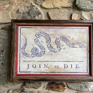 Join or Die Tavern Sign