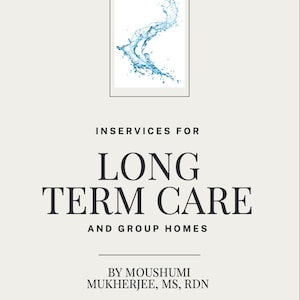 Inservice's for Long Term Care and Group Homes