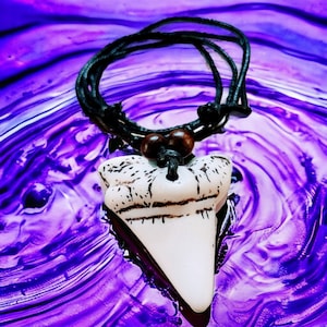 Shark Tooth Necklace Amulet