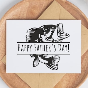 Fathers Day Card for Dad Gift for Step Dad Fish Card for Fisherman Gift Idea for Grandpa Fathers Day Card for Papa Trout Printable Card