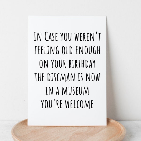 Funny Birthday Card for Her Birthday Card for Him Card for Sister 30th Birthday Card 40th Birthday Card for Brother Card for Friend Birthday