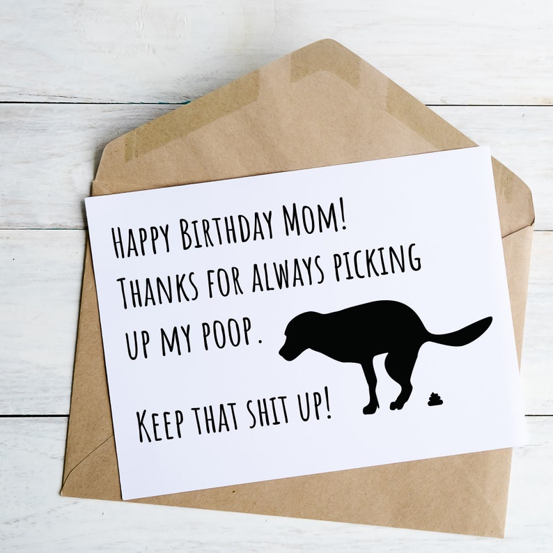 Birthday Card for Boyfriend Card from Dog Printable