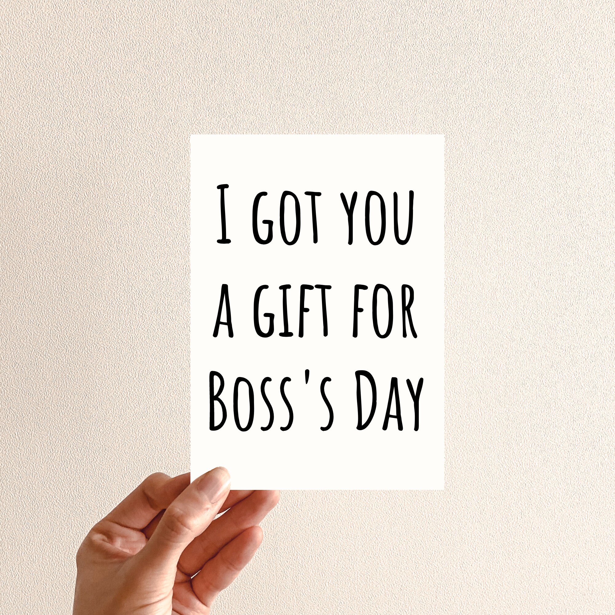 Printable Boss's Day Card for Boss Card for Manager Funny - Etsy