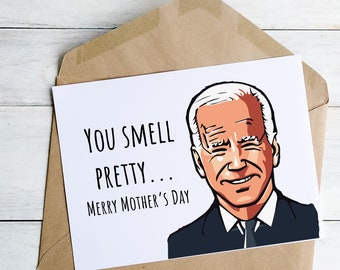 Mother's Day Card for Mom Funny Mother's Day Card for Wife Joe Biden Card for Her Funny Republican Card for Step Mom Happy Mothers Day