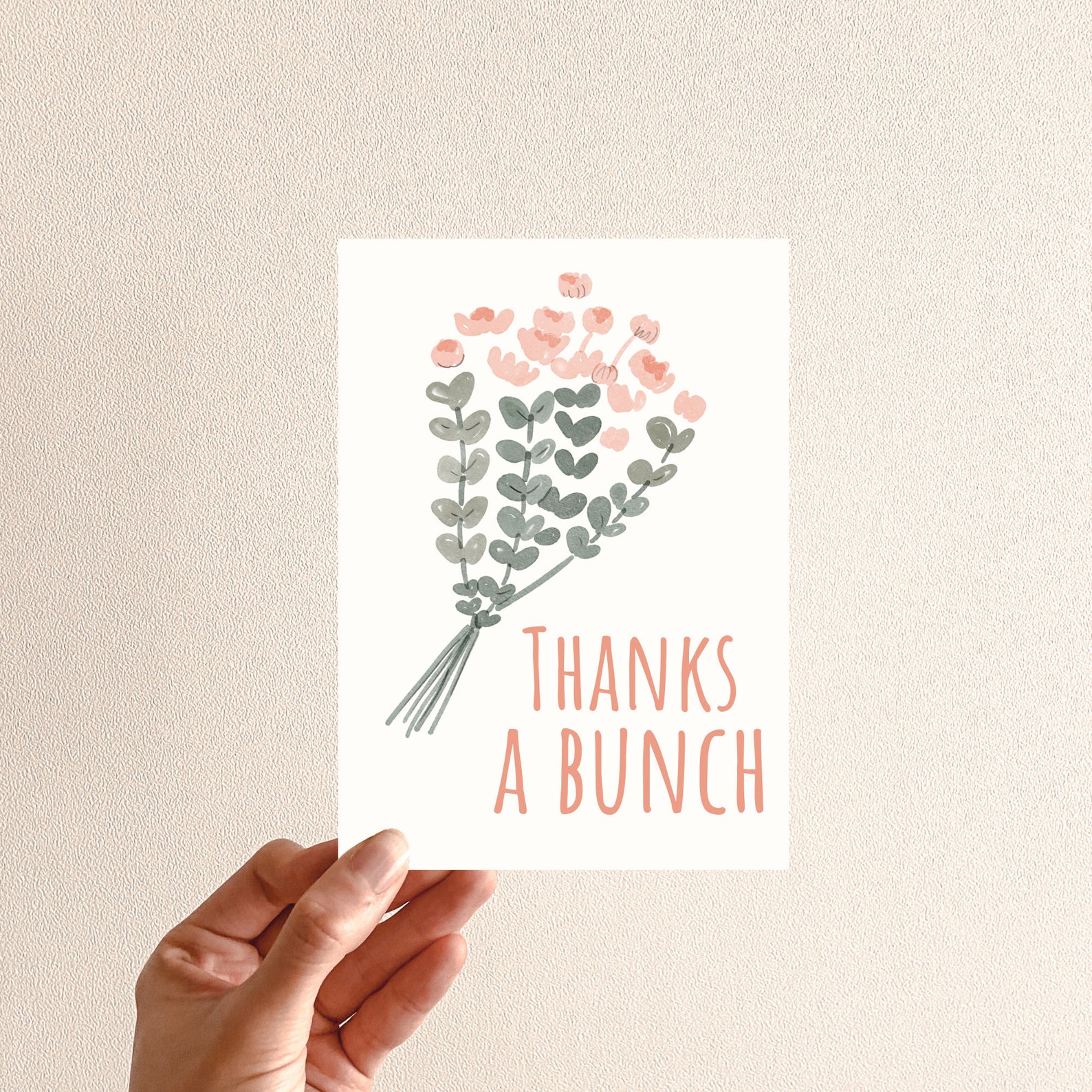 Printable Thank You Card for Friend Thank You Card for Her - Etsy