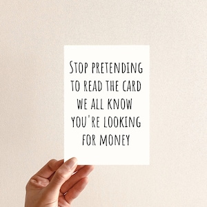 Large Print Card for Her printable option for at home printing