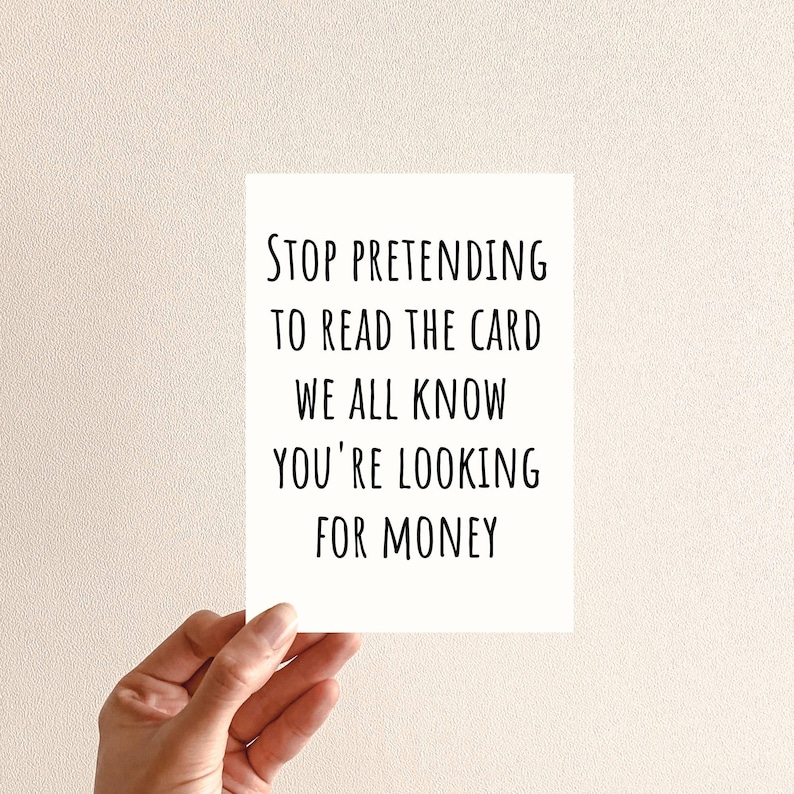 Large Print Card for Her printable option for at home printing