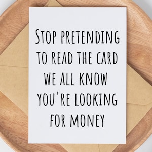 Gift Idea for Him Card for Son