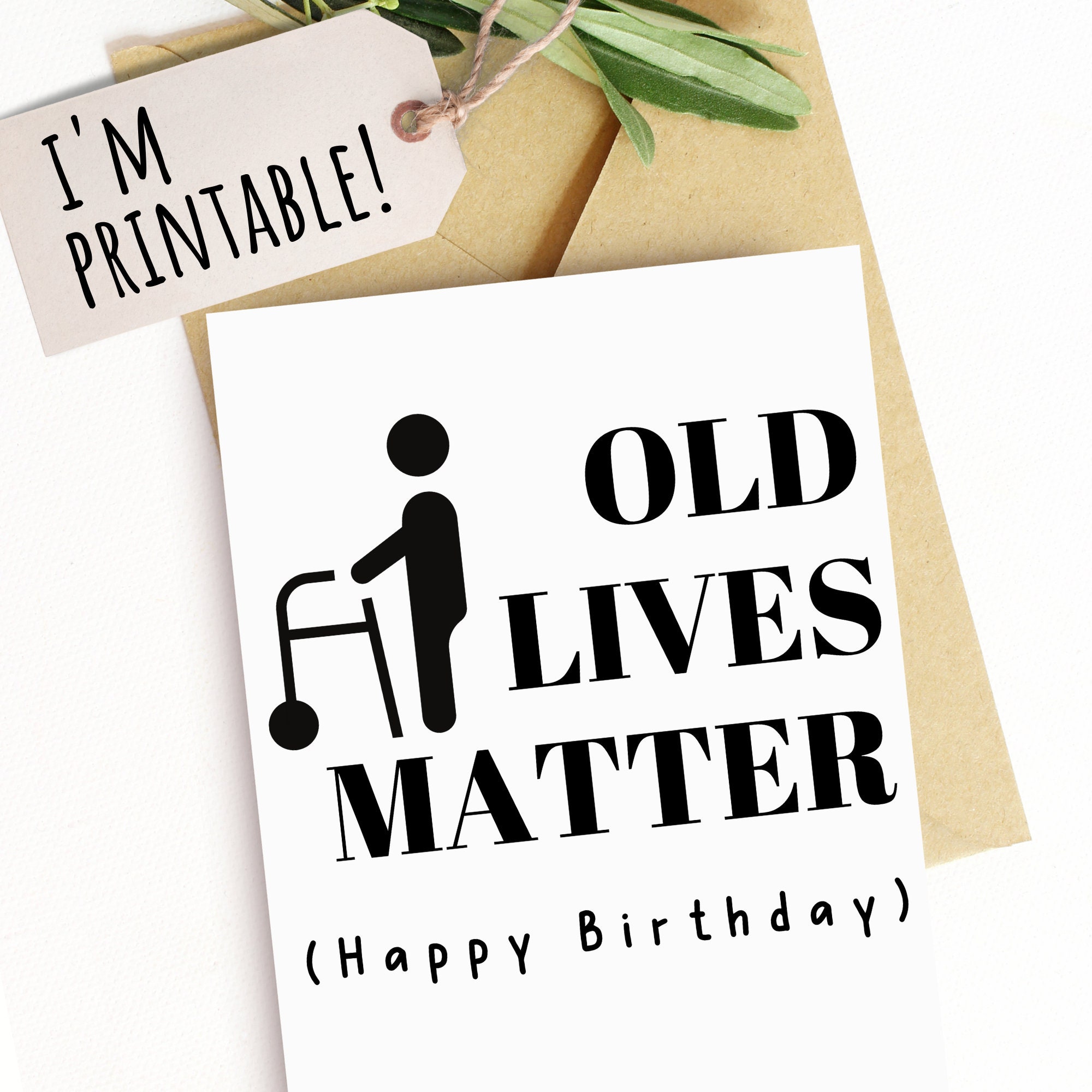 Printable Funny Birthday Card Old Lives Card for Him or Her - Etsy Printable Funny Birthday Card Old Lives Card for Him or Her - Etsy