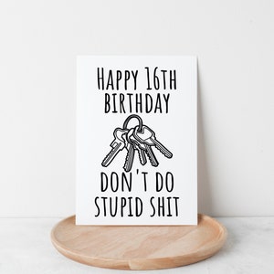  Don't Do Stupid Poop, 16 Year Old Boy Birthday Gift