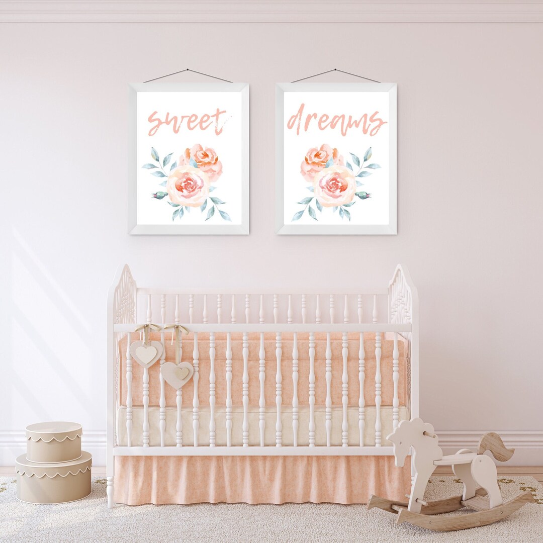 Printable Sweet Dreams Digital Art Nursery Decor Bedroom Etsy