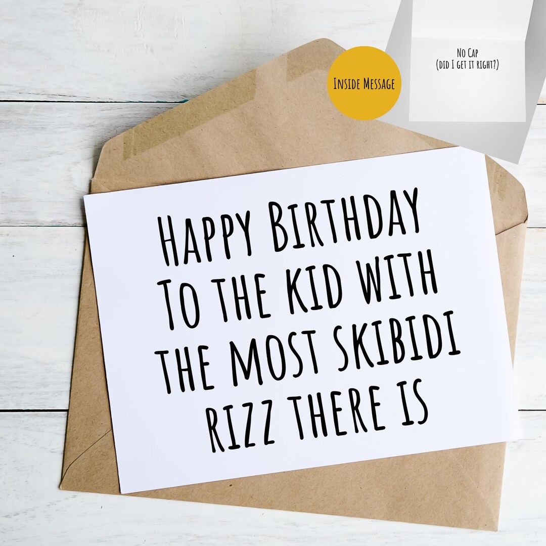 Teenager Birthday Card for Middle School Son Birthday Gift Idea for ...