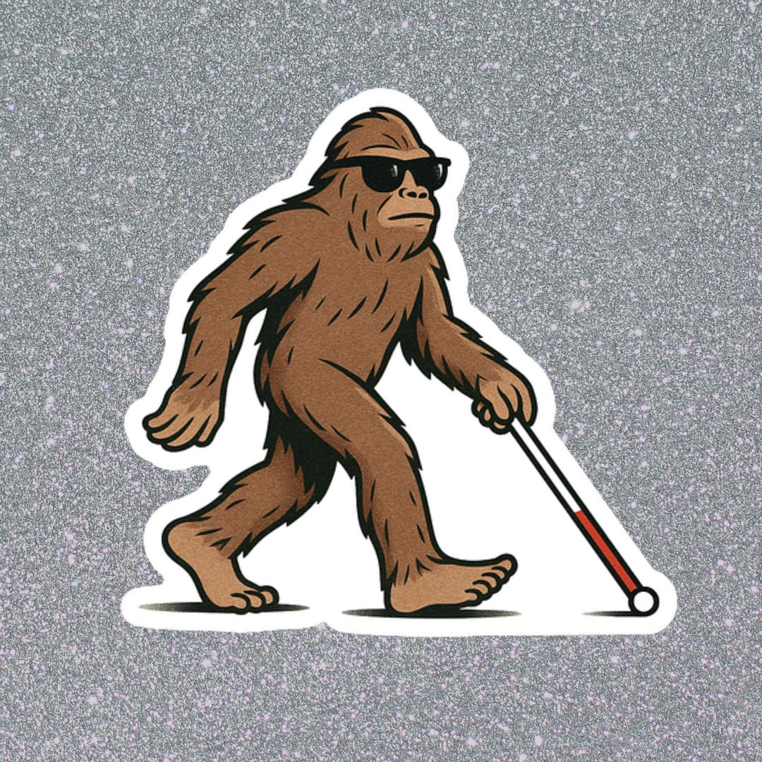 White Cane Awareness Sticker for Orientation and Mobility Specialist ...