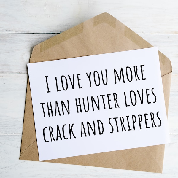 Funny Valentines Day Card for Husband Card for Wife Funny Biden Card for Boyfriend Anniversary Card I Love You Card for Him Card for Her
