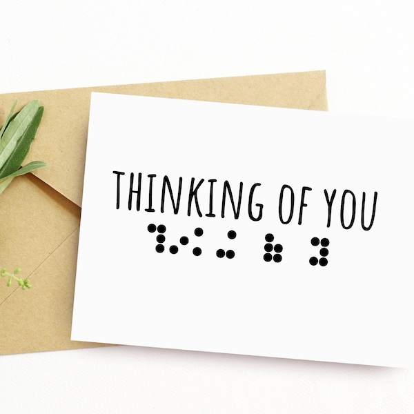Greeting Cards for Visually Impaired Etsy