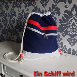 Rucksack &quot; Ein Schiff wird kommen &quot;