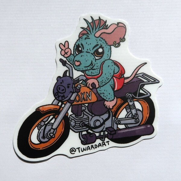 Zodi-Pals Rat Sticker: Friendly Chinese Zodiac Animal Sticker