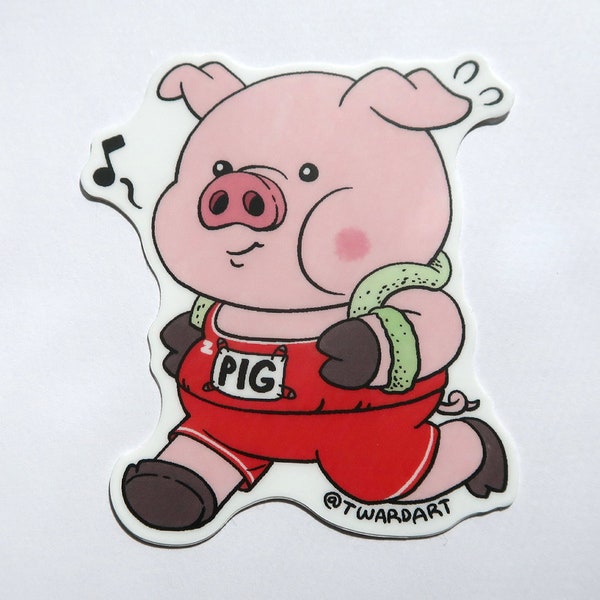 Zodi-Pals Pig Sticker: Friendly Chinese Zodiac Animal Sticker