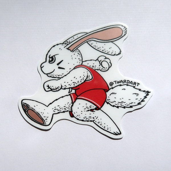 Zodi-Pals Rabbit Sticker: Friendly Chinese Zodiac Animal Sticker