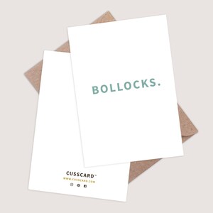 Bollocks card