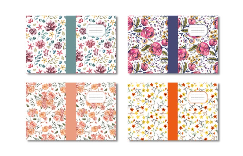 25 KDP Book Covers Flower and Botanical Pattern Book Covers Etsy